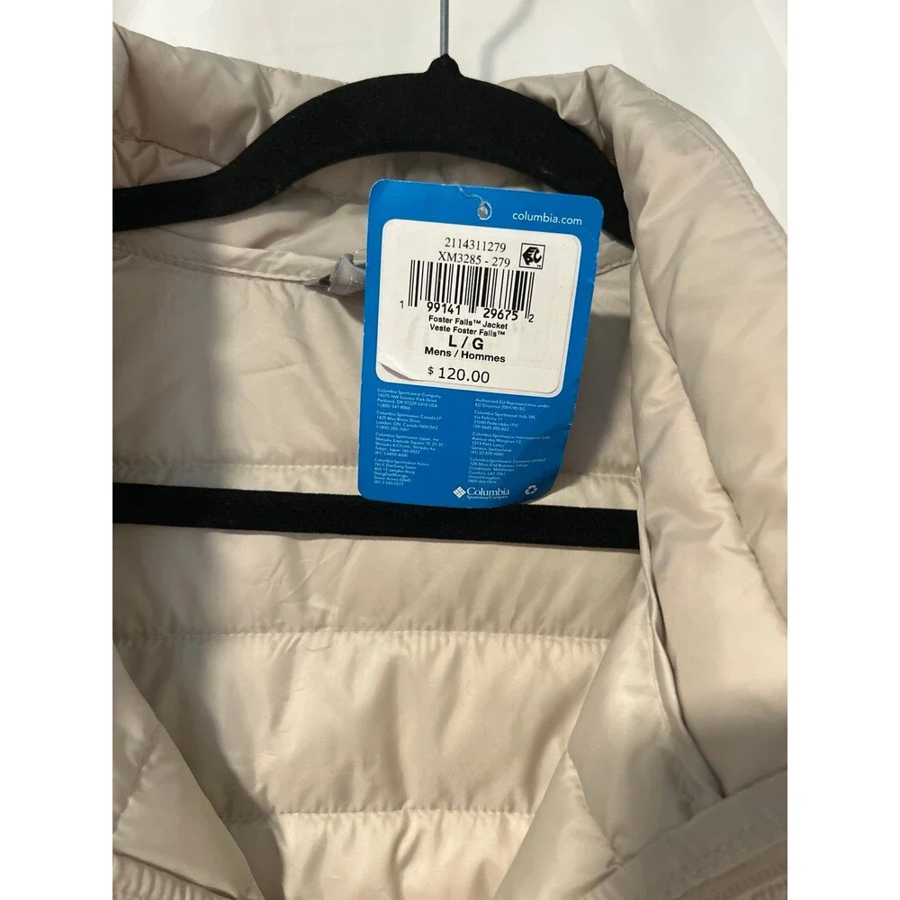 Columbia Men's Fosters Falls Water Resistant Insulated Puffer Jacket NWT Large